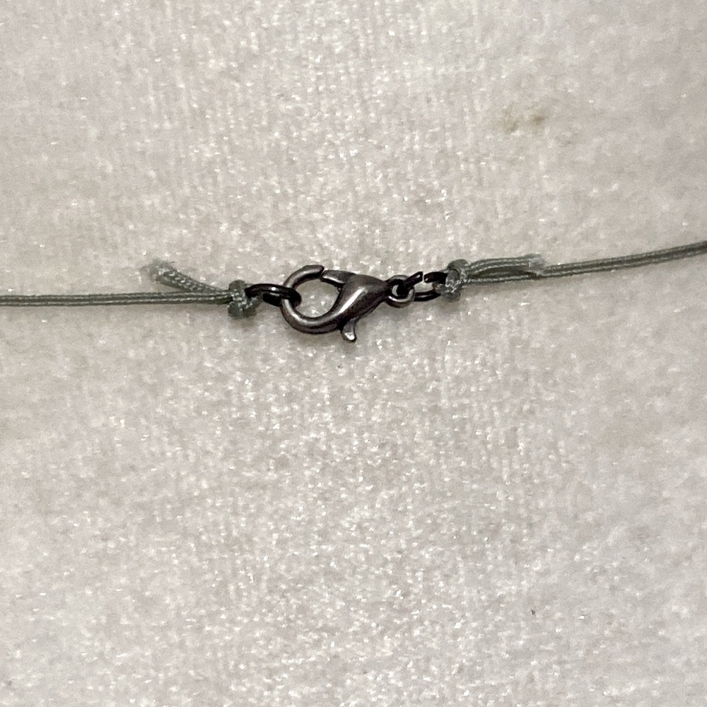 Vintage Hallmark HMK Pewter Style Bird & Heart Disc Pendant Necklace - Picture 16 of 16